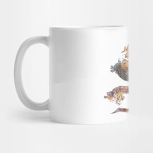 Angry Snake art Mug